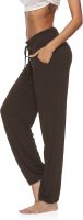 Women Yoga Pants Wide Leg Comfy Drawstring Loose Straight Lounge Running Workout Legging