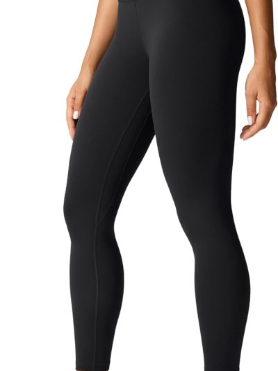 Women  High Waisted Workout Leggings 25" - Pilates Gym Athletic Yoga Pants Buttery Soft