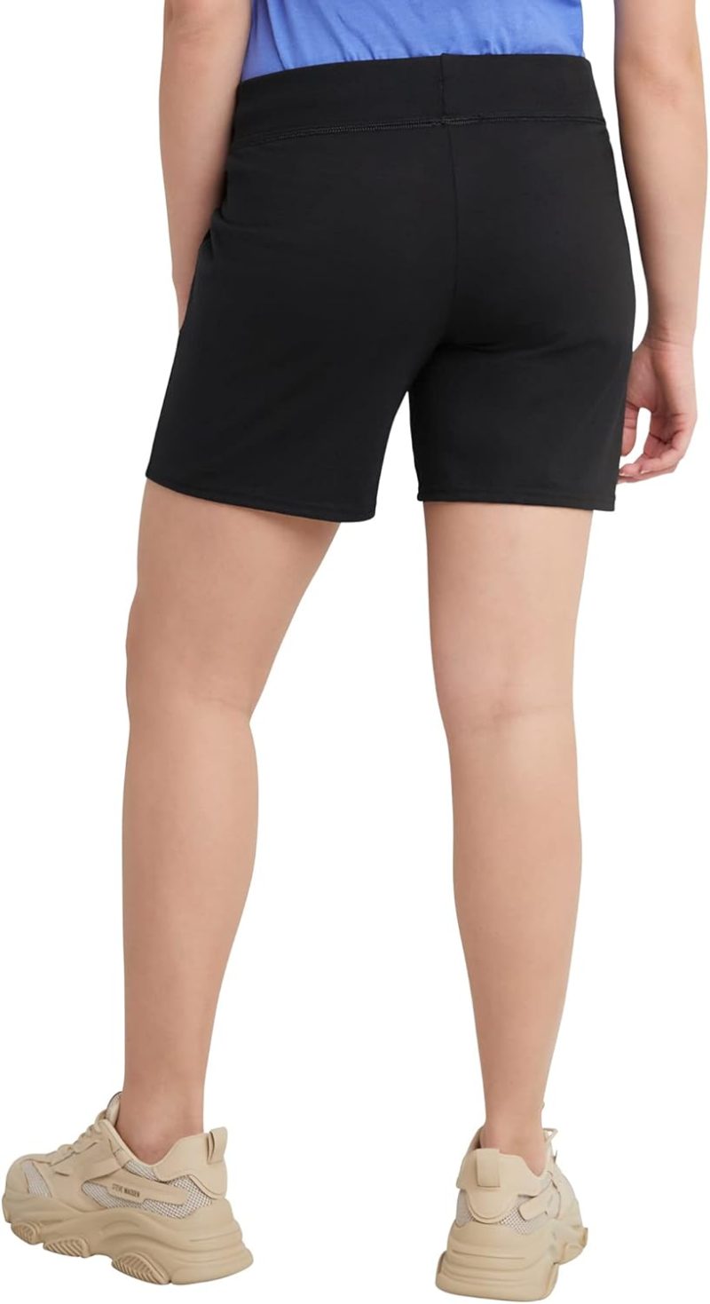Womens Jersey Pocket Shorts, Drawstring Cotton Jersey Shorts, 7" Inseam