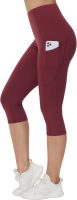 High Waist Yoga Leggings with  Pockets,Tummy Control Workout Running 4 Way Stretch Yoga Pants