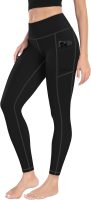 High Waist Yoga Leggings with Pockets for Women - Buttery Soft Workout Stretchy Yoga Pants Pack of 3