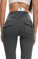 Women Flare Leggings with Pockets High Waisted Butt Lifting No Front Seam Tummy Control Bootcut Yoga Pants for Women