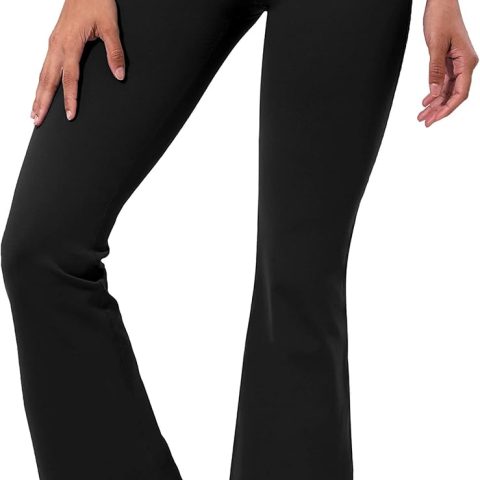 29"/31"/33"/35" 3 Styles Women Bootcut Yoga Pants Basic/Back Pockets High Waist Workout Tummy Control Flare