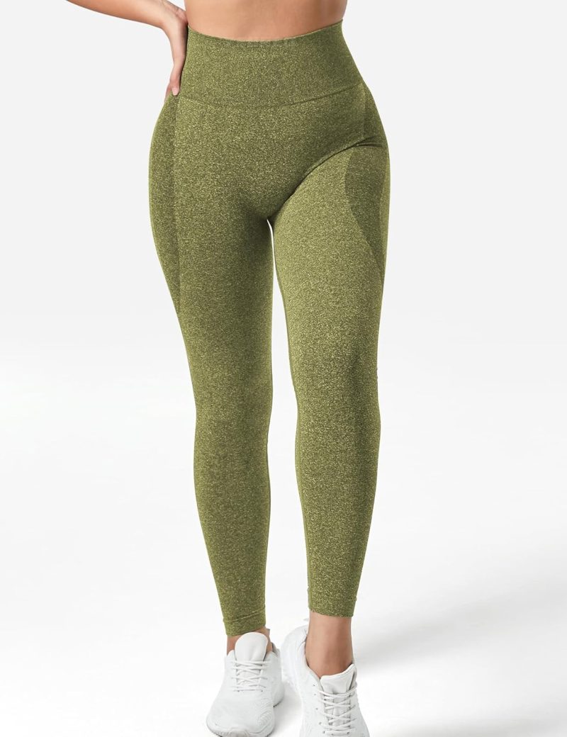 Women Seamless Workout Leggings Gym High Waist Yoga Pants