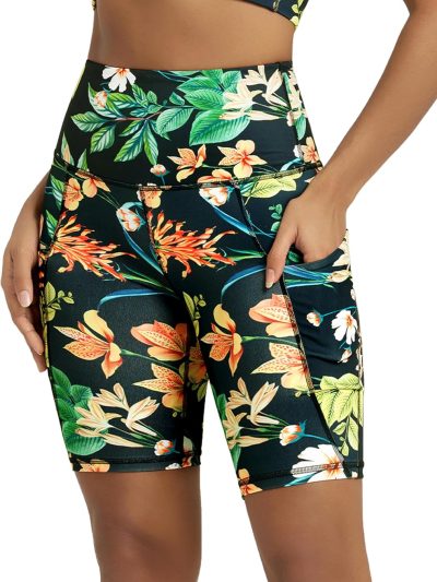 Womens Tummy Control Biker Shorts 2.0 with Pockets High Waist Athletic Workout Yoga Shorts-3.5''/ 5"/ 8" / 10" Inseam