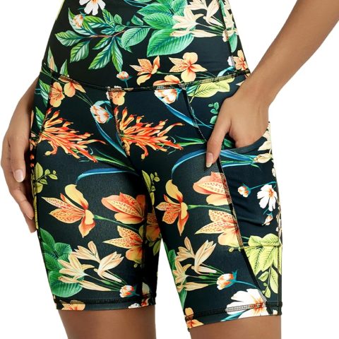 Womens Tummy Control Biker Shorts 2.0 with Pockets High Waist Athletic Workout Yoga Shorts-3.5''/ 5"/ 8" / 10" Inseam